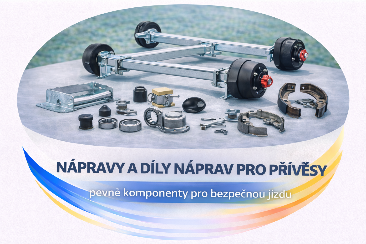 Nápravy a díly náprav pro přívěsy